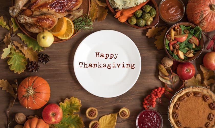 Enjoy Thanksgiving Food